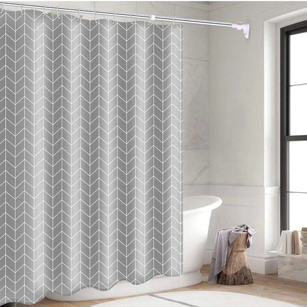 Shower curtain for bath tubs 72x78”